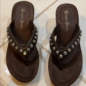 *Gorgeous* Cowgirl Jewels Swarovski crystal wedge